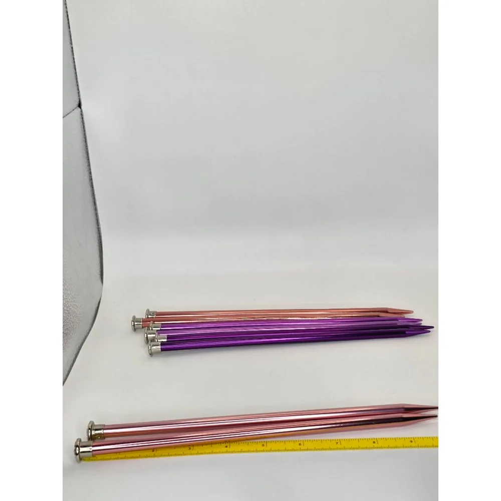 Unbranded Arts & Crafts Knitting Needles One Size Pink Purple